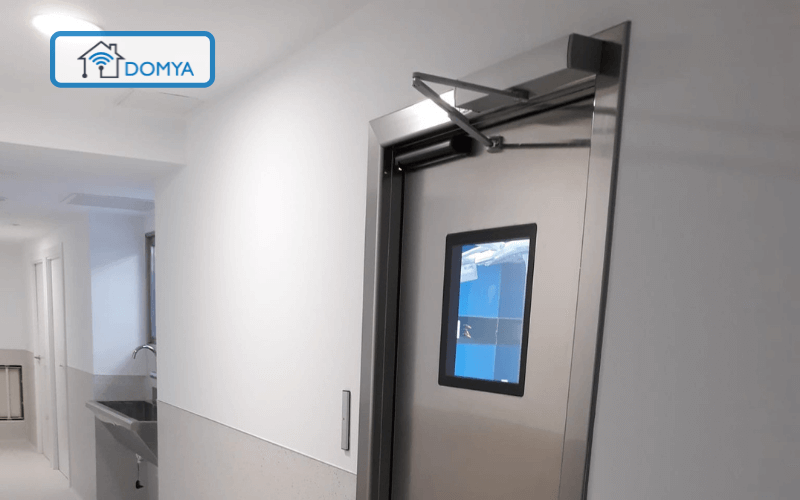 instalacion puertas automaticas hermetica quirofano